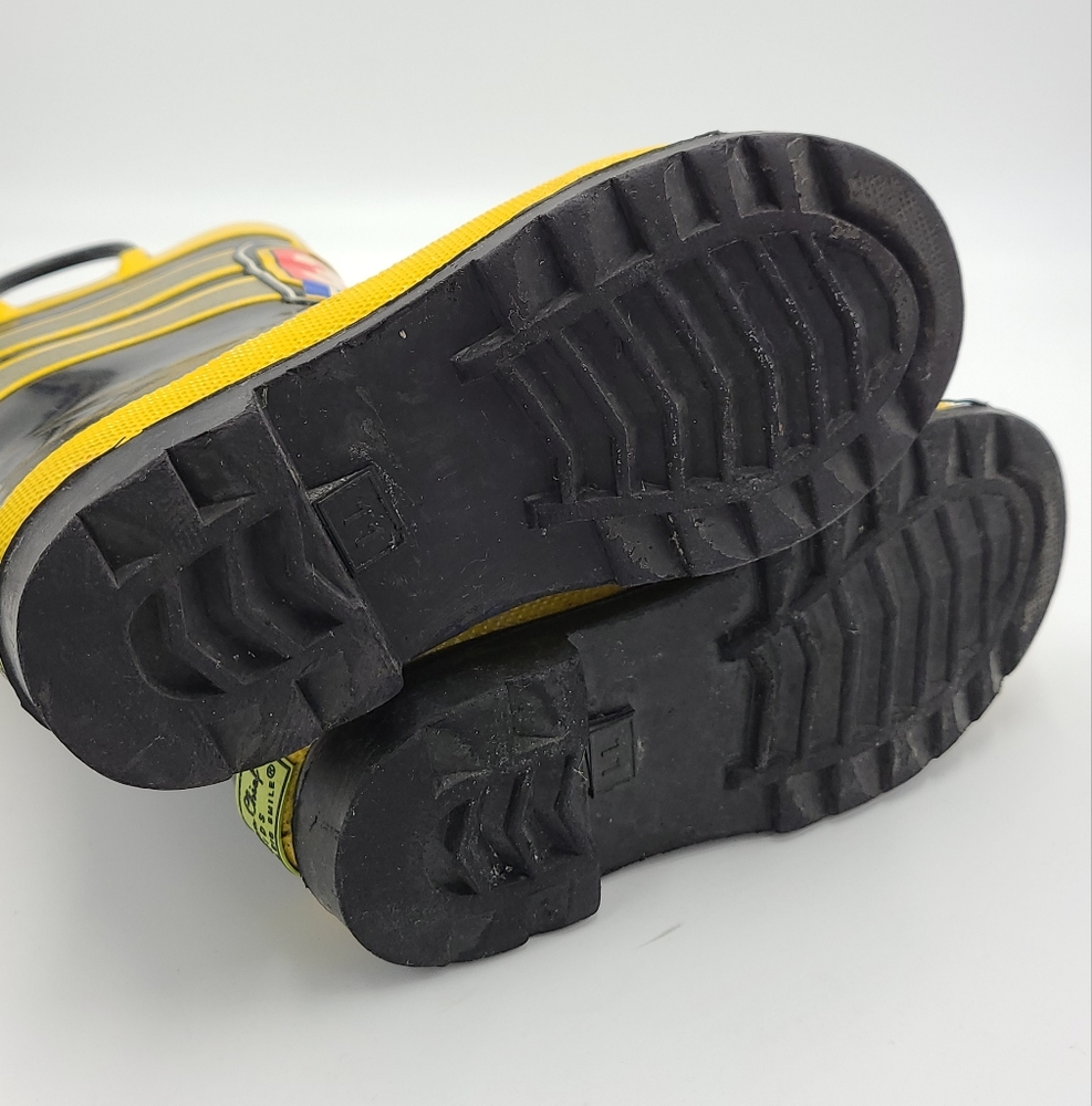 Western Chief Black and Yellow Kids Boots - Picture 6 of 6